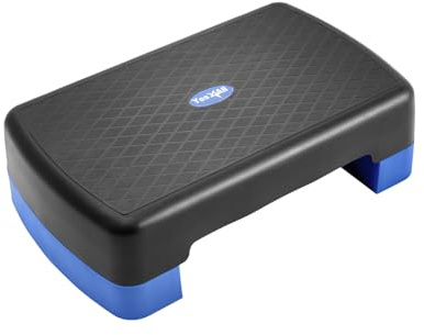 Yes4All Aerobic Exercise Step Platform - Blue/Black