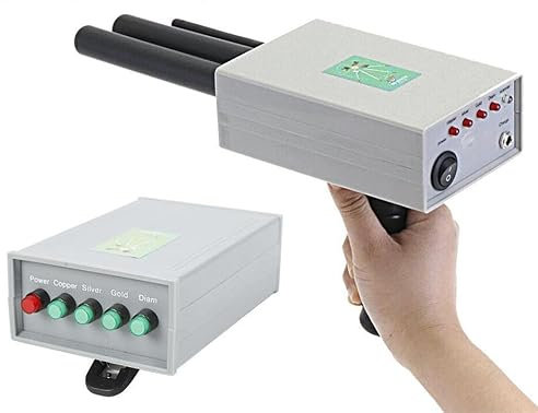 Detector de metales portátil Detector de metales portátil Máxima profundidad de detección de 20 metros Doble sonda Escaneo de posicionamiento Oro, Plata, Cobre, Piedras Preciosas, Diamantes,