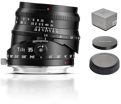 TTARTISAN Tilt APS-C 35mm f/1.4 Lens for Canon RF Mount Manual Focus Tilt Lens EOS R RP R5 R5C R6 R6 Mark II R3 R8 R7 R10 R50 R100