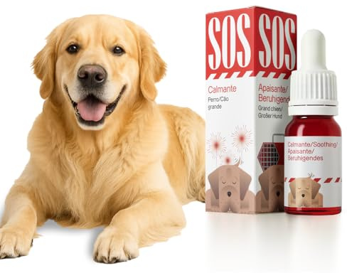 VOTUM Lugnande Olja, smaklös katter, perfekt för resor, avkopplande stora hundar med effekt upp till 4 timmar, naturlig, lugnande katter och daglig användning i vilda husdjur (stor, avkopplande