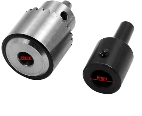 Eawfgtuw Portabrocas de motor, juego de portabrocas mini portabrocas de taladro, portabrocas pequeño, accesorio de mandril, portabrocas de perforación, portabrocas de taller, portabrocas de torno