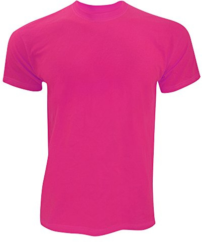 Fruit of the Loom Screen Stars Mens Original Short Sleeve T-Shirt (M) (Fuchsia)