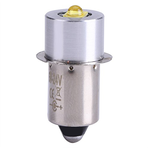Garosa 5W 6-24V P13.5S Flashlight Bulb Torches Metal LED Replacement Light Bulb Outdoor High Bright Hiking Camping Fishing Lamp Lights Outdoor