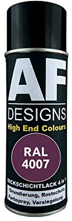 4 IN 1 Ral 4007 Purpur Violeta Dickschichtlack Laca Spray Lata de Aerosol