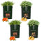 Estefanlo Potato Grow Bags 10 Gallon 4 Pack Grow Bags for Vegetables Thickened Potato Bags for Growing Potatoes