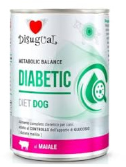 Disugual Dieta Comida Húmeda para Perros 6x400gr (Cerdo Diabético)