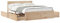 ZEYUAN Massivholzbett mit Schubladen 140x200 cm Kiefer, Bett, Jugendbett, Schlafzimmer Bett, Bed Frame - 3282348