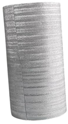 Milageto 16.4ft Reflective Insulation Roll 3mm Thermal Insulation Film Aluminum Foil for Greenhouse Window RV Roof Takeout Packing, 60cmx500cm