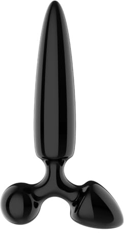 Satisfyer Triple Crystal 1, dildo in vetro | sex toy in vetro 3 in 1 con sfera, plug e stelo | per uso anale e vaginale | per giochi con le temperature | vetro borosilicato | liscio