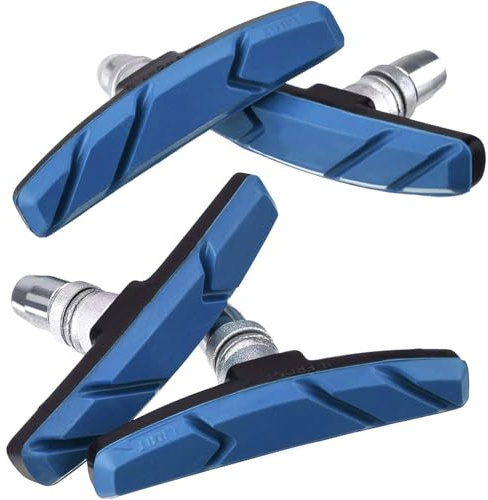 Haodream 4 Pastiglie Freno Biciclette Ricambio per Biciclette Freni a V Blocco Scarpe Pastiglie Freno per Biciclette Universali Parte Ciclismo Biciclette Freni a V Blocco Scarpe Pastiglie Freno per