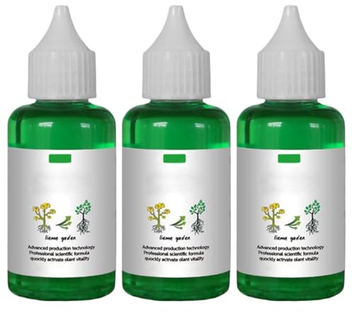 Wedhapy Rothormon för växter växtrotstimulator 3 flaskor 50 ml rotstimulator för växter och blommor rotningshormon för klippningar växtaktivering flytande lösning