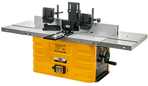 FEMI JOB LINE FM-RT400 - Fresatrice da Banco 1500W - Tavolo in Alluminio Fuso 610x360mm - Regolazione Altezza 0-40mm - Velocità Variabile 11500-24000rpm - Estensioni Laterali e Goniometro