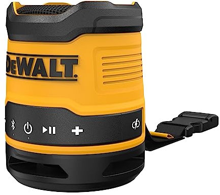 DEWALT Bluetooth Speaker, USB-C Rechargeable, Jobsite (DCR008)