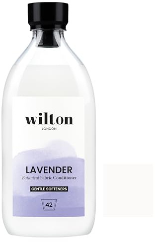 Wilton London Eco-Friendly Fabric Conditioner 42 Washes - Plant-based and Biodegradable Fabric Softner - Packed with Essential Oils - Made in UK - Fresh and Longlasting Lavender Scent - 1 Litre