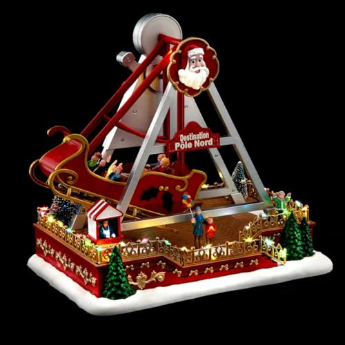 Feeric Lights et Christmas - Village de noël Attraction Bateau 41 LED + transfo