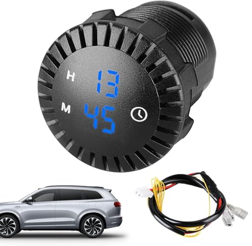 Mini Båtklocka LED Skärm Vattentät Klocka