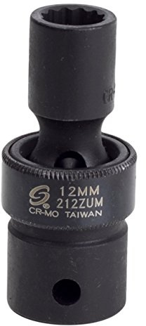 Sunex 212zum 1/2-Inch Drive 12-Mm 12-Point Universal Impact Socket