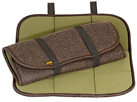 Akah faltbares Sitzkissen – hergestellt aus starkem Neopren und österreichischem Pischl-Loden.