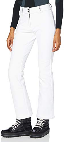 CMP - Lange Damenhose mit innenliegender Gamasche, Weiß, L