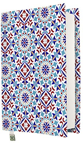 Copertina per libro – Copertina rigida per libri con copertina in brossura, tessuto lavabile, protezione imbottita per libri, custodia per tablet e PC per adulti