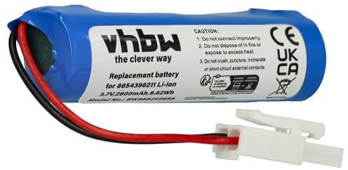 vhbw Akku kompatibel mit Vileda Quick & Clean, VI409842 Staubsauger Home Cleaner Heimroboter (2600mAh, 3,7V, Li-Ion)