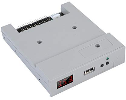 Surebuy USB SSD Floppy Drive Emulator, Auto-Saved Floppy Disk Drive USB External Floppy Disk Drive Built-in Memory Floppy Disk Reader Portable Floppy Disk