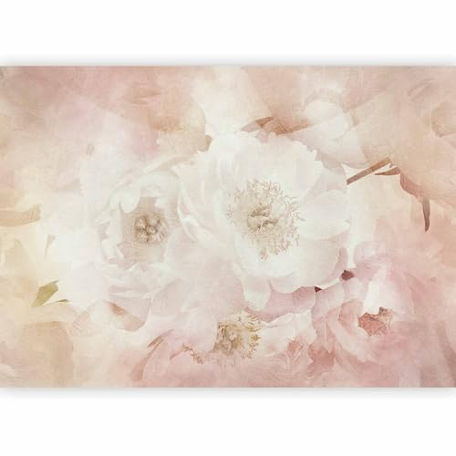murando Carta da parati Floreale Fiori 400x280 cm Fotomurali in TNT Murale alla moda Decorazione da Muro XXL Poster Gigante Design Carta per Pareti Soggiorno Rose Botanico Natura beige b-C-1021-a-a