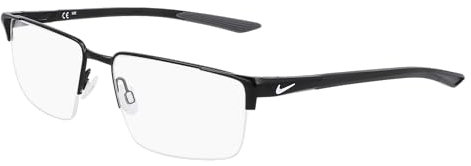Nike Unisex Optical Sunglasses, 001 Satin Black Matte bla, 55
