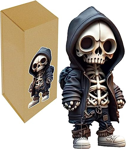 Byffoer skelettfiguren klein skelettfiguren skelett skelett deko gothic deko home schreibtisch sammelstatue