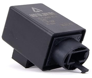 Aharon Motolumino Blinker Relais für Motorräder | Universal 12V LED/Halogen| Kompatibel mit Honda 3-Pin-Anschluss | LED-Blinkleuchten | LED-Lauflichtblinker | Blinkrelais | Blinkergeber