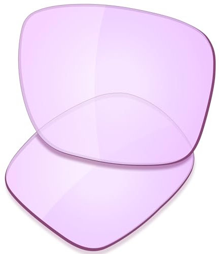 Saucer Premium Ersatzgläser für Oakley Holbrook OO9102 Sonnenbrillen High Definition - Low Light Pink Non Polarisiert