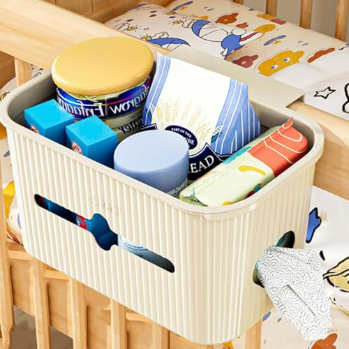 AYGCI Organizer da Letto da Appendere, Multifunzione Tasche Portaoggetti Borsa da Comodino per Dormitorio o Letto a Castello Riviste Giocattoli Libri