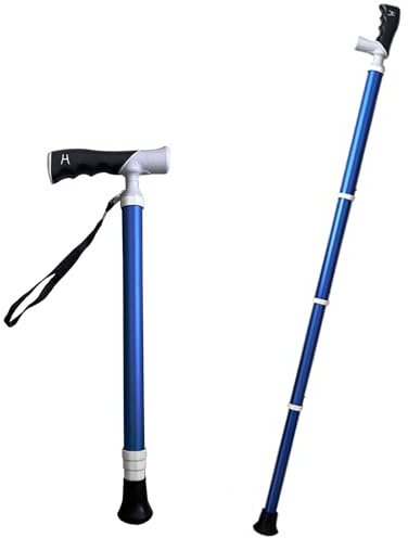 Käpp för äldre nordiska promenadstavar för män 90° roterande käpp Ultralight Telescopic Backpacking Walking Stick(42~116cm)