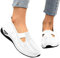 Chaussures Orthopédiques Femme Ete Confortable Pieds Larges Sandales Baskets Chaussure Orthopedique Femme Confort Chic Blanc, sans Lacets Basket Basquette De Marche Sneakers Respirante 40