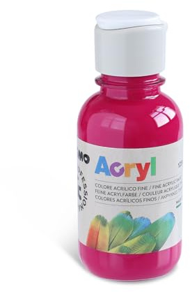Primo 402TA125 310 – temperafärg, 125 ml, mörkröd