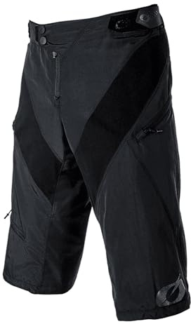 O'NEAL Generator Shorts I MTB Hose Herren kurz MTB DH Downhill FR Freeride I Mountainbike Hose schnelltrocknend I Radlerhose Herren mit Druckknopf Verschluss I Schwarz I Größe 38/54