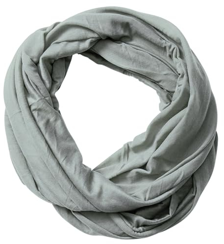 Hadley Wren Women's Classic Solid Soft Lightweight Everyday Infinity Scarf, Sage Green, One Size