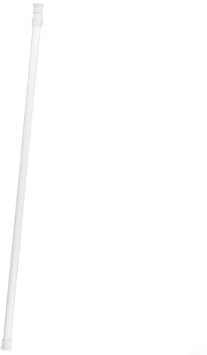 Bastoni per tende, estensibili, senza trapano, asta a tensione regolabile, asta telescopica in voile, asta per tenda da doccia (60-110 cm)