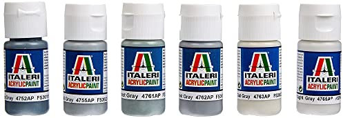 Italeri 510000431 Acrylic Set Modern USAF/U.S. Navy Aeroplane 20 ml (Pack of 6)