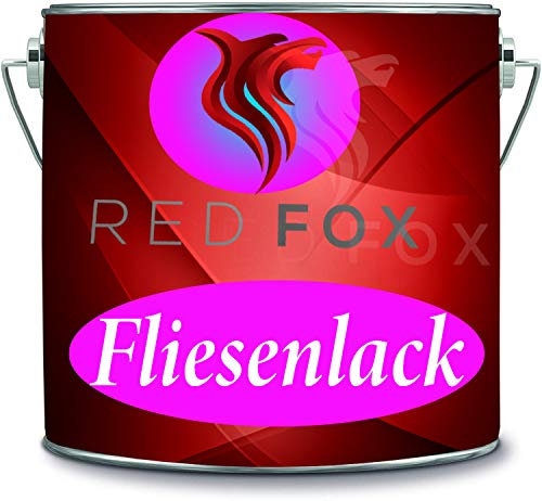 Vernice per piastrelle 2K per piastrelle da parete (1,25 kg, rosso traffico Ral 3020)