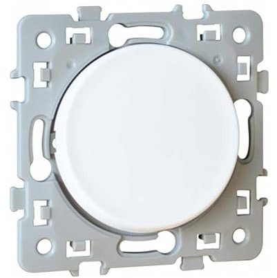 EUR'OHM Permutateur 10A blanc - SQUARE - Interrupteur et prise