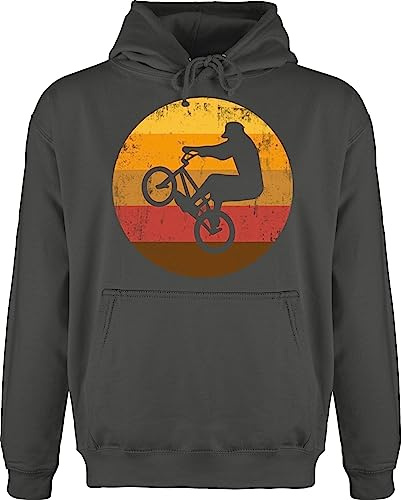 Hoodie Herren Pullover Männer - Fahrrad Bekleidung - Radsport Geschenk BMX Fahrer Geschenk Radfahrer I - M - Anthrazit - radfahren rad fun-kapuzenpullover bike mtb kleidung jungen fahrrad- downhill
