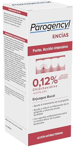 Parogencyl Enjuague Bucal Forte. Acción Intensiva Encías. Con CPC. 500ml