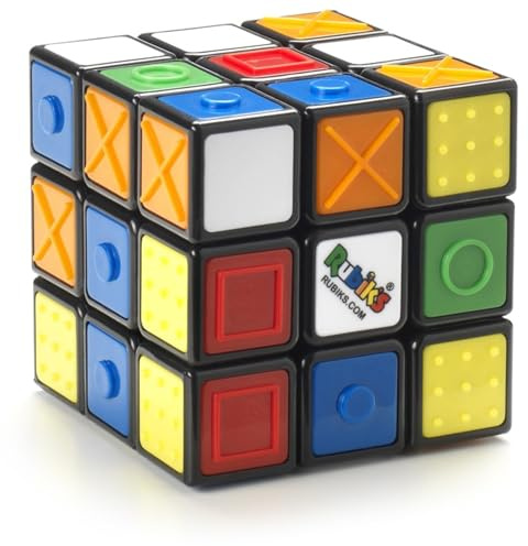 Rubik's - Cubo de Rubik Sensorial 3x3 - Cubo Mágico para Desafiar la Mente - Juego de Rompecabezas - Juguetes Niños 8 Años - Regalo Niño 8 Años +