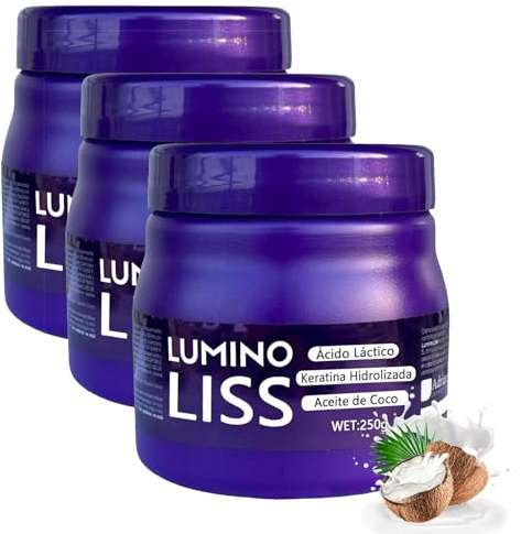 Lumino Liss Alisado, Alisado Luminoliss Sin Formol, Alisado Sin Formol Lumino Liss, Crema Alisadora Lumino Liss, Alisado Para Cabello Sin Formol Lumino Liss for Hair Care (3pcs)