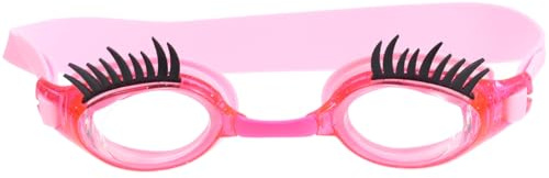 BESPORTBLE Occhiali da nuoto per bambino e ragazza, con design a cartoni animati e ad alta elasticità, occhiali da nuoto comodi e leggeri, per bambini, colore: rosa