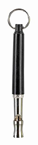 TRIXIE Hochfrequenzpfeife - Frequenz individuell einstellbar - besonders für weite Entfernungen - ideal für Ausbildung und Jagd - mit Schlüsselring - 8 cm - 2257