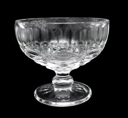 PACK 6 UNIDADES VASO/COPA CRISTAL DIAMOND HELADO 280ML 12 X 10 CMS COLORES (TRANSPARENTE)