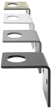 Dispenser per sapone liquido, fissaggio a parete, dispenser per disinfettante, dispenser per sapone, supporto in metallo, per bagno, corridoio, cucina, montaggio a parete (bianco)