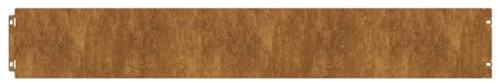 vidaXL Bordes de césped Acero corten Flexible 10 Piezas 15x103 cm, Bordes de jardín, bordura de césped, Bordes de arriate, Bordes de jardín